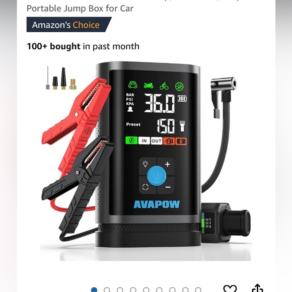 AVAPOW Other - AVAPOW Air Pump and Jump Starter
